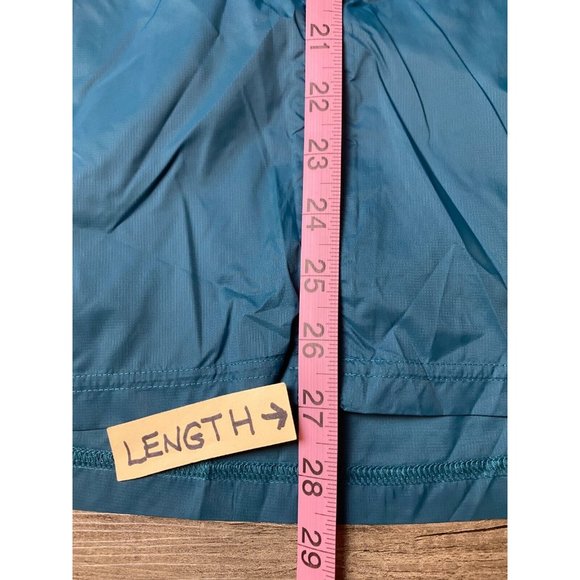 GYMSHARK Men's Speed Windbreaker Full Zip Workout Jacket Lightweight Teal L - Picture 10 of 12